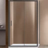 Душевой уголок Vincea Garda 130x80 VSR-1G8013CLGM профиль Вороненая сталь стекло прозрачное
