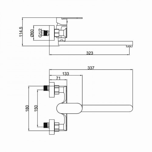 Смеситель для кухни Fashun A4685-7 цвет Черный