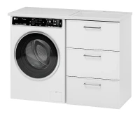 Тумба с раковиной Brevita Фрэйм 120 R УТ000026847 цвет Белый