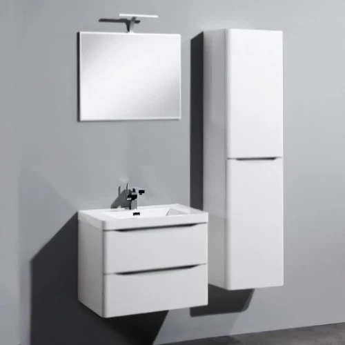Тумба с раковиной BelBagno Ancona-N 60 ANCONA-N-600-2C-SO-BL+Energia-N 60 EA-600-LVB подвесная Bianco lucido
