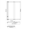 Шторка на ванну WasserKRAFT Main 100 41S02-100WS профиль Хром стекло прозрачное