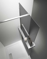 Душевая перегородка Vincea Walk-In HR 100 VSW-4HR100CG профиль Хром стекло тонированное