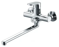 Смеситель для ванны Bravat Pure F6105161C-01A универсальный Хром латунь на стену