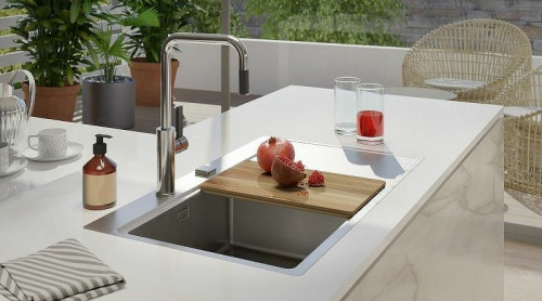 Смеситель для кухни Alveus Romi-P Chr 1132176 Хром латунь