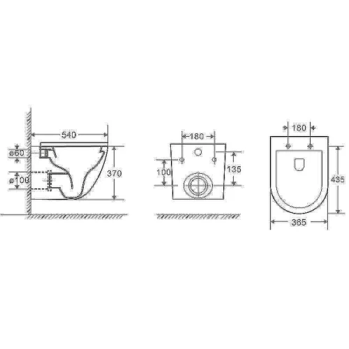 Комплект унитаза с инсталляцией WeltWasser AMBERG 506 + MERZBACH 041 XL MT-BL + AMBERG RD-MT CR 10000010950 цвет Черный матовый с сиденьем Микролифт и клавишей смыва цвет Хром матовый