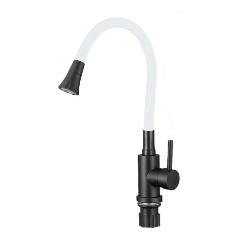 Смеситель для кухни Fmark FS8299H-02 цвет Черный Белый