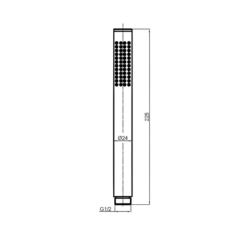 Ручной душ AQUAme Siena AQM8513GM цвет Оружейный металл