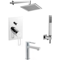 Комплект смесителей Paffoni Ringo KITRIN015CR071 Хром латунь