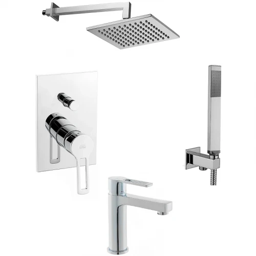 Комплект смесителей Paffoni Ringo KITRIN015CR071 Хром латунь
