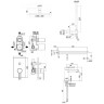 Комплект смесителей Paffoni Ringo KITRIN015CR071 Хром латунь