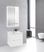 Тумба под раковину BelBagno ETNA 39-600/390-2C-SO-BL-P подвесная Bianco Lucido МДФ / ЛДСП