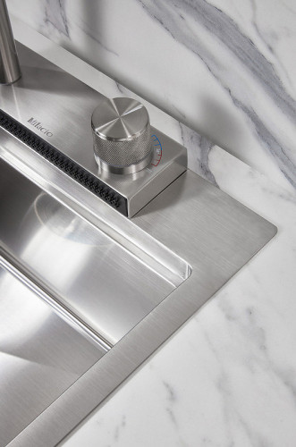 Смеситель для кухни Milacio Ultra MCU.556.SS Нержавеющая сталь нержавеющая сталь