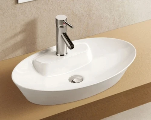 Раковина WeltWasser Elbach 3203 61 10000003858 Белый глянец фаянс накладная