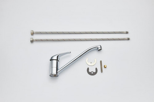 Смеситель для кухни Emar Steel ЕС - 3009 цвет Хром