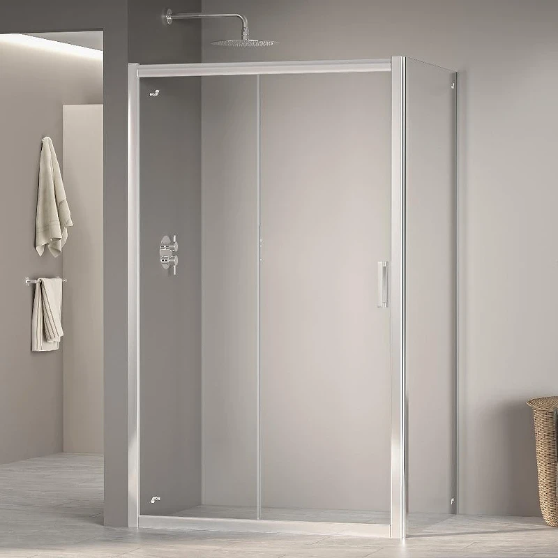 Душевой уголок RGW Passage 100x70 35087607-11 профиль цвет Хром стекло прозрачное