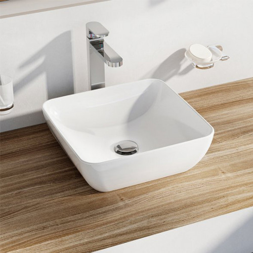 Раковина-чаша Ravak Uni Slim 38 XJX01138001 Белая фаянс накладная