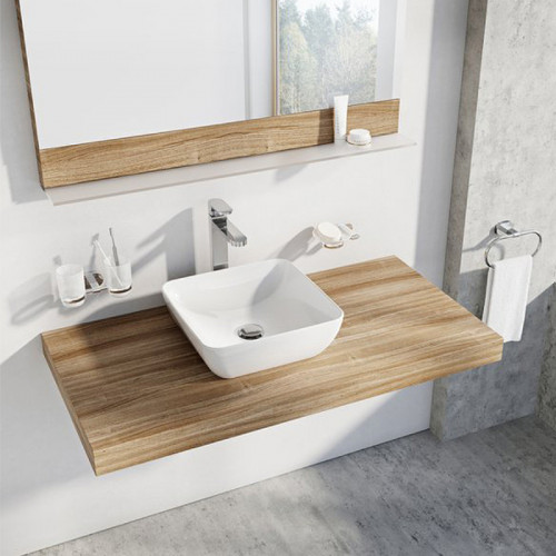 Раковина-чаша Ravak Uni Slim 38 XJX01138001 Белая фаянс накладная