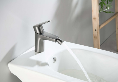 Смеситель для биде Aquatek Бетта AQ1118BGM цвет Оружейная сталь