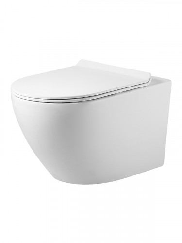 Комплект унитаза с инсталляцией Agger ATI09150L+APB144 цвет Белый с сиденьем Микролифт и клавишей смыва цвет Черный матовый