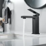 Смеситель для раковины Shevanik S7001H цвет Черный