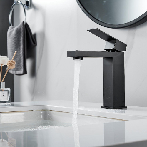 Смеситель для раковины Shevanik S7001H цвет Черный