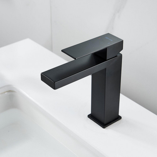 Смеситель для раковины Shevanik S7001H цвет Черный