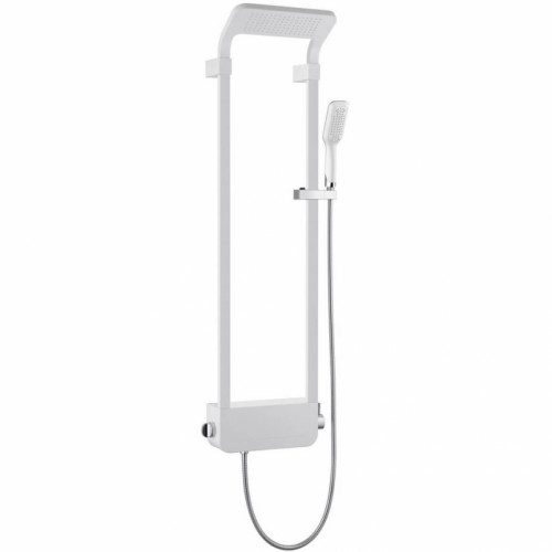 Душевая система Black&White Seasons 1010w0 Зимняя метель нержавеющая сталь на стену