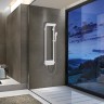 Душевая система Black&White Seasons 1010w0 Зимняя метель нержавеющая сталь на стену