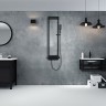 Душевая система Black&White Seasons 1010w0 Зимняя метель нержавеющая сталь на стену