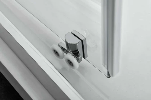 Душевая дверь Vincea Alpha 140 VDS-3AL140CLGM профиль Вороненая сталь стекло прозрачное