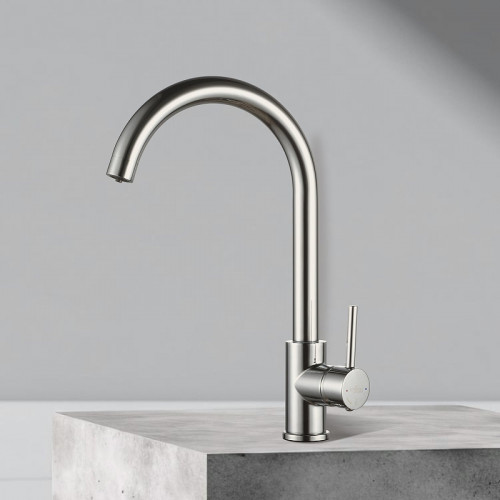 Смеситель для кухни Rossinka Z35-36 цвет Хром