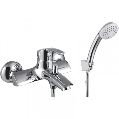 Смеситель для ванны Lemark Plus Strike LM1102C Хром латунь на стену