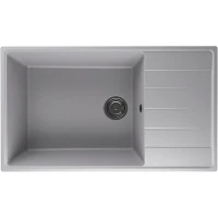 Кухонная мойка Ulgran Quartz Prima 860-04 Платина искусственный камень (литьевой мрамор) встраиваемый