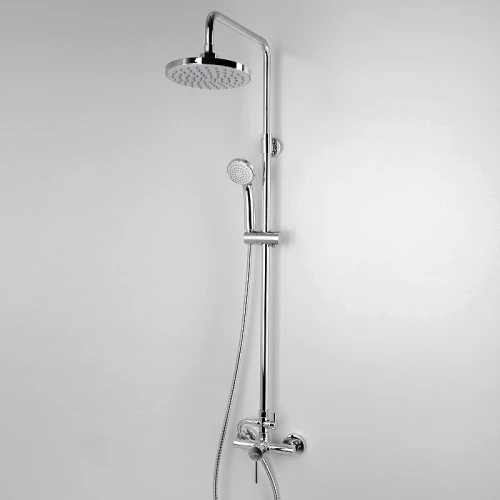 Душевая система WasserKRAFT A12202 Хром латунь на стену