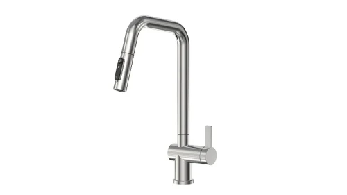 Смеситель для кухни Granula Kitchen Space 7273 цвет Сталь сатин
