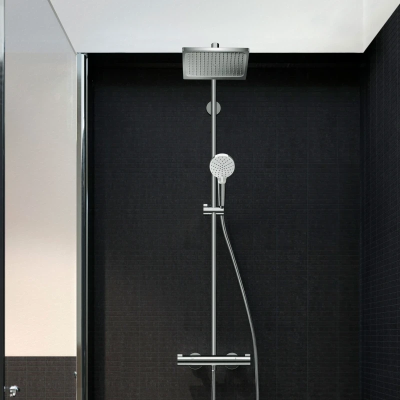 Душевая система Hansgrohe Crometta E 27281000 Хром латунь на стену