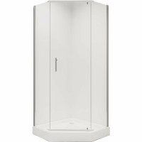 Душевой уголок Niagara Nova 100х100 NG-6634-08 профиль Хром стекло прозрачное