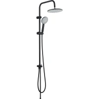 Душевая система Agger Breeze A0193544 Черная латунь на стену