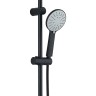 Душевая система Agger Breeze A0193544 Черная латунь на стену