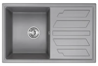 Кухонная мойка Granula 80 8002 цвет Алюминиум