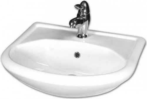 Тумба под раковину Style Line Эко Фьюжн 9 Уют 55 Белый глянец МДФ / ЛДСП