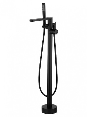 Смеситель для ванны Wonzon &amp; Woghand Stick WW-88649901-MB цвет Черный матовый