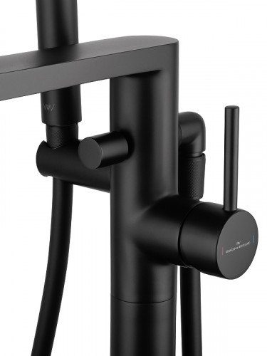 Смеситель для ванны Wonzon &amp; Woghand Stick WW-88649901-MB цвет Черный матовый