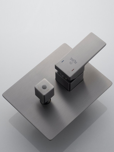 Душевая система Rose R2835T цвет Оружейная сталь