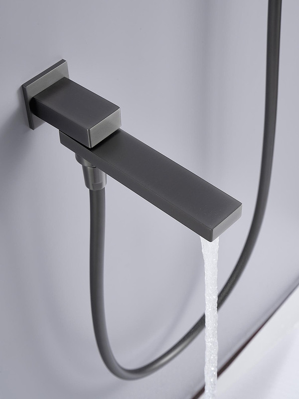 Душевая система Rose R2835T цвет Оружейная сталь
