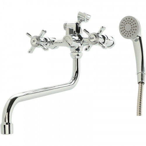 Смеситель для ванны Agger Retro-X  A1722200 универсальный Хром латунь на стену