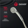 Смеситель для ванны Agger Retro-X  A1722200 универсальный Хром латунь на стену