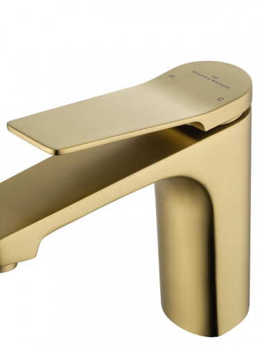 Смеситель для раковины Wonzon &amp; Woghand WW-XH-013-BG цвет Брашированное золото