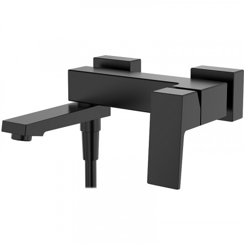 Смеситель для ванны Splenka S01.30.06 Черный матовый латунь на стену