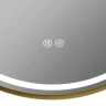 Зеркало Maretti Elena 60 EA1460R21EL с подсветкой цвет Золото с сенсорным выключателем с подогревом и диммером